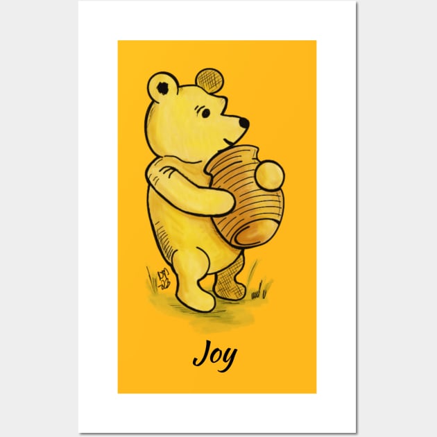Joy - Winnie the Pooh Wall Art by Alt World Studios
